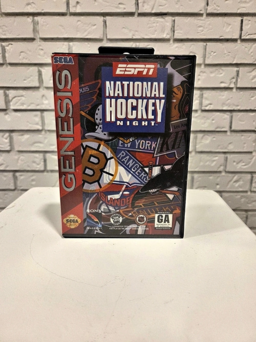 SEGA ESPN National Hockey Night Genesis Video Game